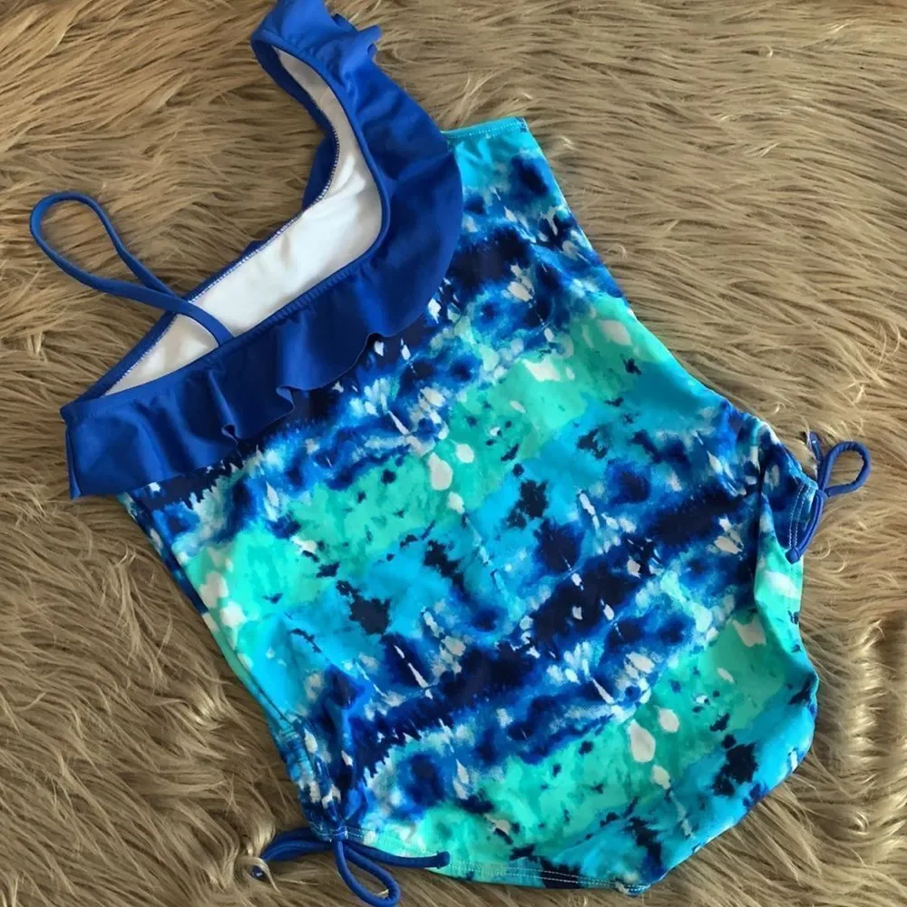 Justice Girls Swimsuit Swimwear One-Piece 10.5